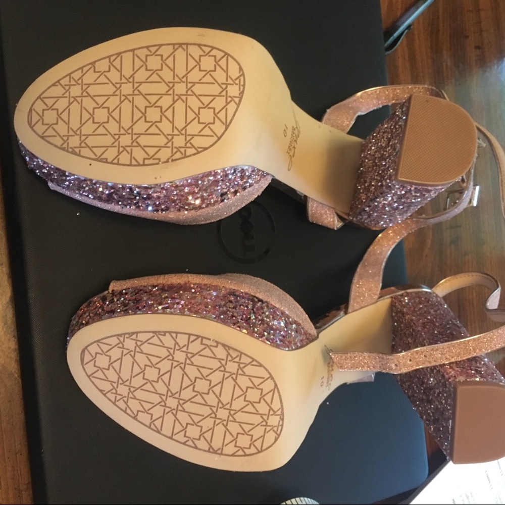 Platform glitter heels - Picture 3 of 3